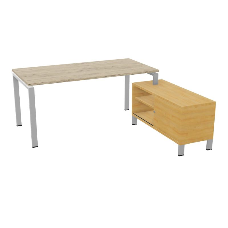 RIO BUREAU RECT. 178X168 PL 160X80 OBT + RET PORT A DROITE SIMPLE ACCES  R3 SA R5