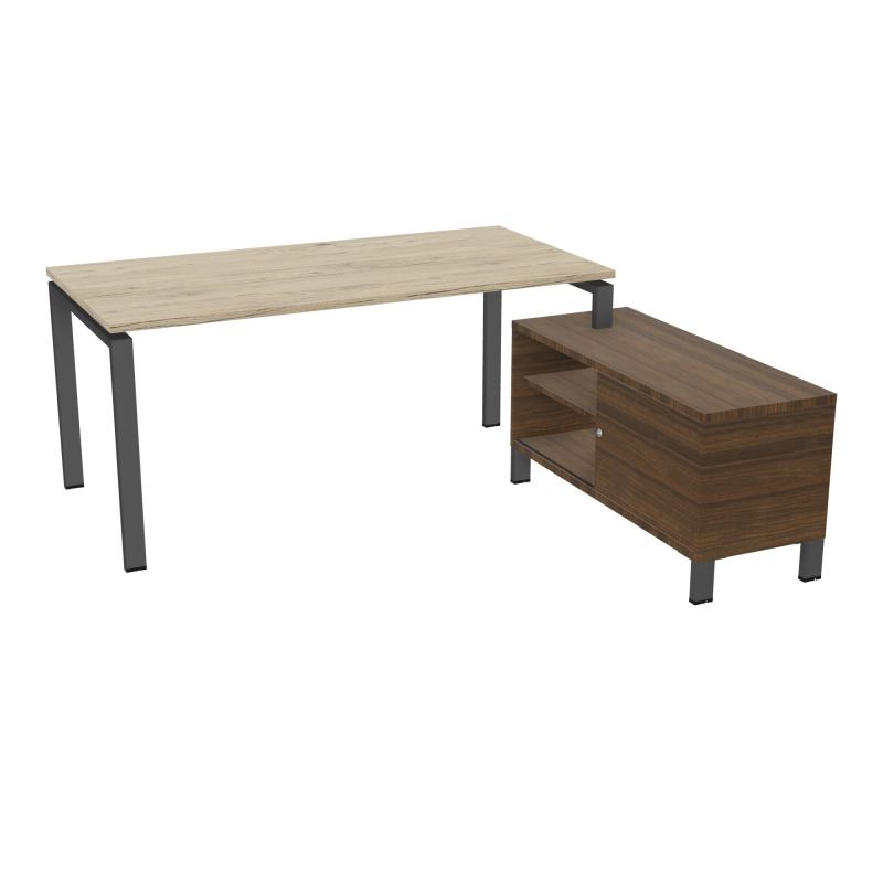 RIO BUREAU RECT. 178X168 PL 160X80 OBT + RET PORT A DROITE SIMPLE ACCES  R3 SC N6