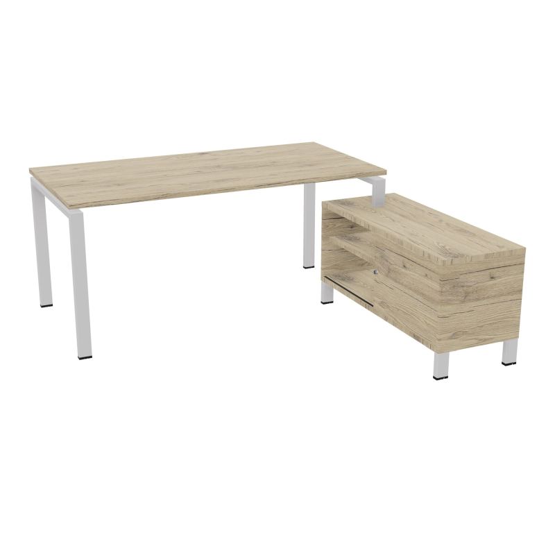 RIO BUREAU RECT. 178X168 PL 160X80 OBT + RET PORT A DROITE SIMPLE ACCES  R3 SD R3