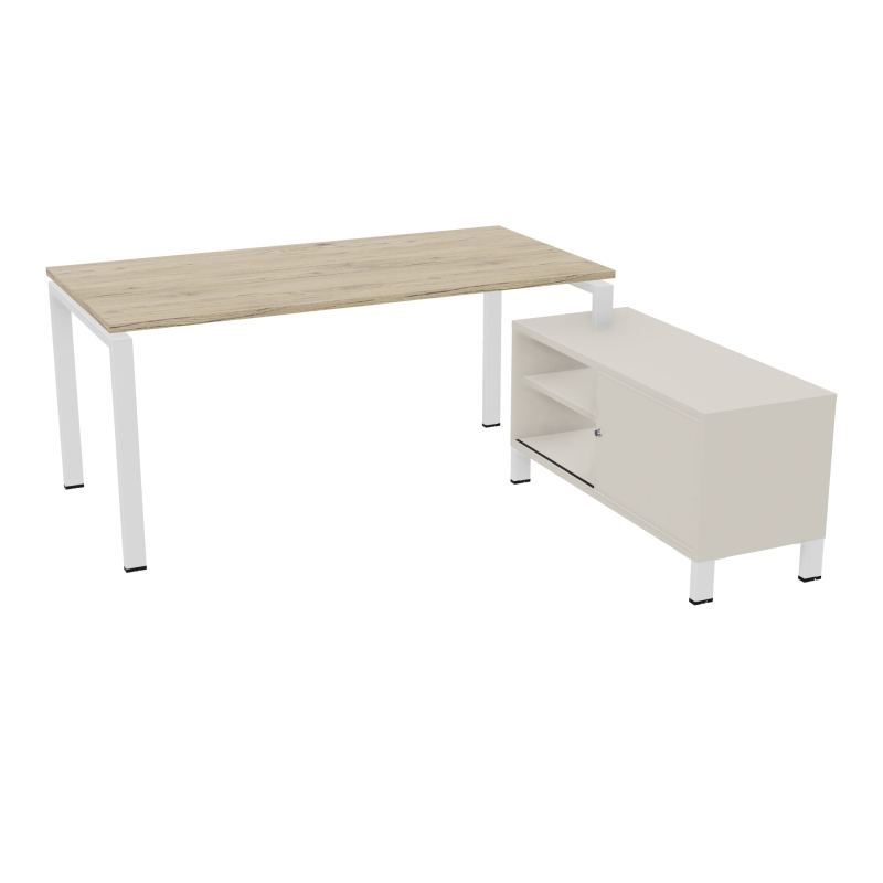 RIO BUREAU RECT. 178X168 PL 160X80 OBT + RET PORT A DROITE SIMPLE ACCES  R3 SO N5