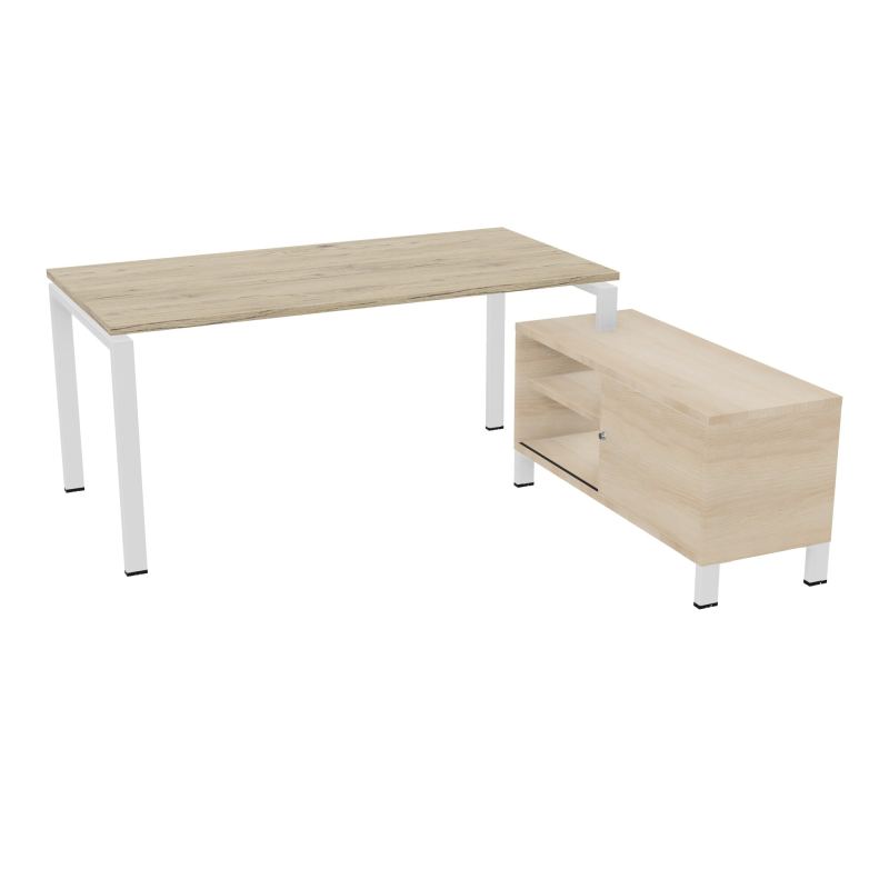 RIO BUREAU RECT. 178X168 PL 160X80 OBT + RET PORT A DROITE SIMPLE ACCES  R3 SO RZ