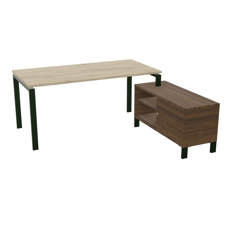 RIO BUREAU RECT. 178X168 PL 160X80 OBT + RET PORT A DROITE SIMPLE ACCES  R3 ST N6