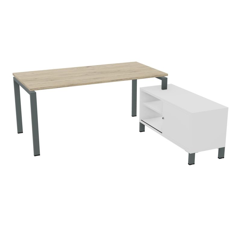 RIO BUREAU RECT. 178X168 PL 160X80 OBT + RET PORT A DROITE SIMPLE ACCES  R3 SU MG