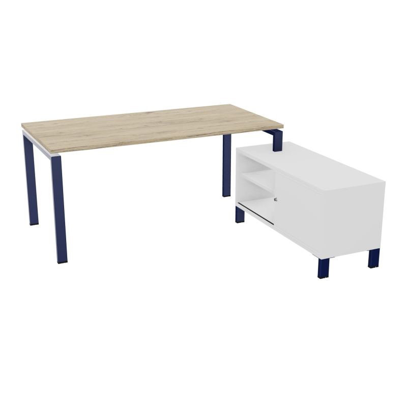 RIO BUREAU RECT. 178X168 PL 160X80 OBT + RET PORT A DROITE SIMPLE ACCES  R3 X4 MG
