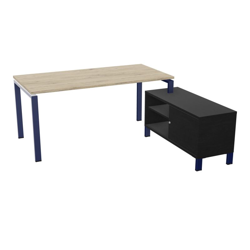 RIO BUREAU RECT. 178X168 PL 160X80 OBT + RET PORT A DROITE SIMPLE ACCES  R3 X4 RK
