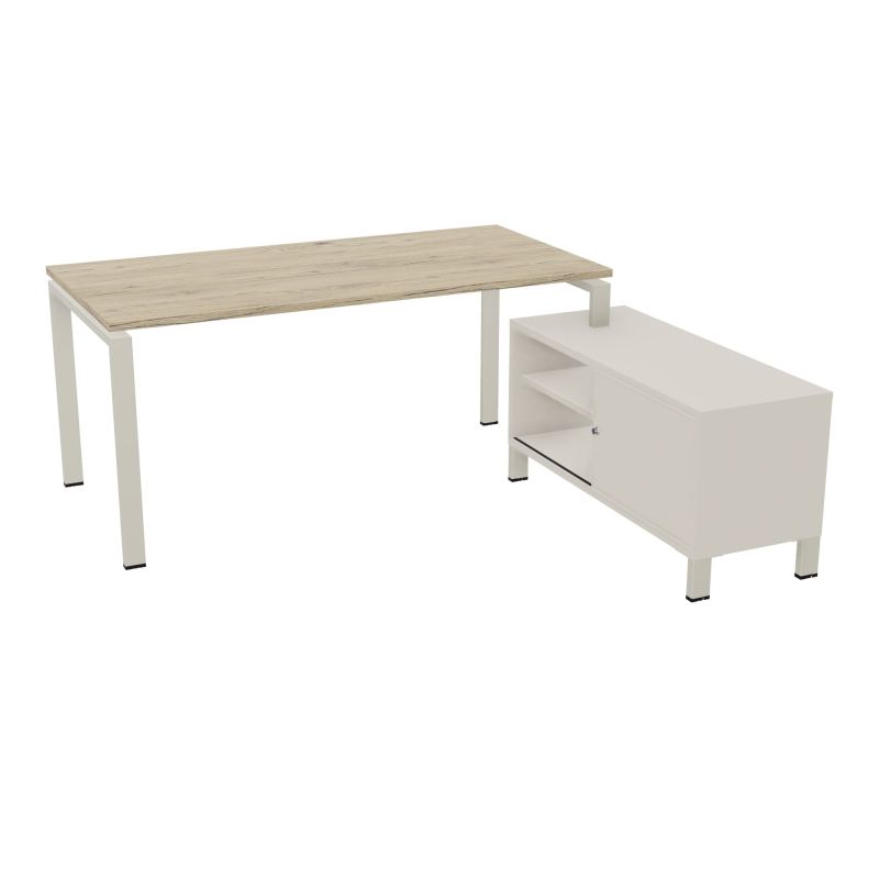 RIO BUREAU RECT. 178X168 PL 160X80 OBT + RET PORT A DROITE SIMPLE ACCES  R3 ZC N5