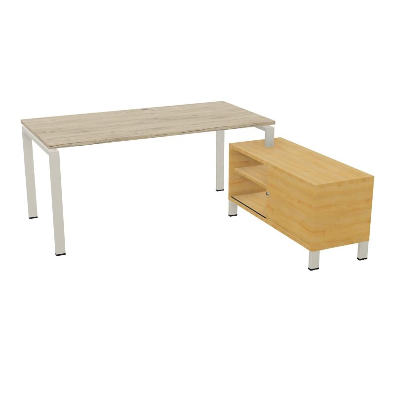 RIO BUREAU RECT. 178X168 PL 160X80 OBT + RET PORT A DROITE SIMPLE ACCES  R3 ZC R5
