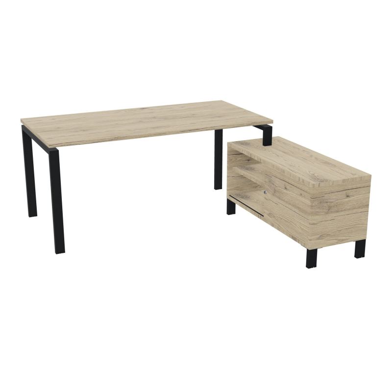RIO BUREAU RECT. 178X168 PL 160X80 OBT + RET PORT A DROITE SIMPLE ACCES  R3 ZP R3