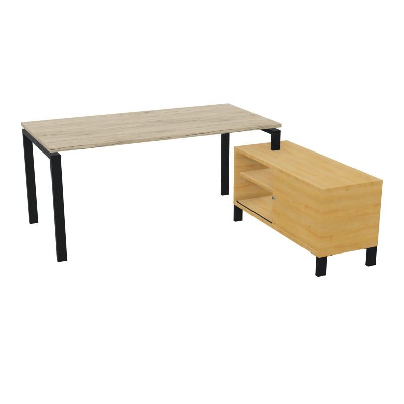 RIO BUREAU RECT. 178X168 PL 160X80 OBT + RET PORT A DROITE SIMPLE ACCES  R3 ZP R5
