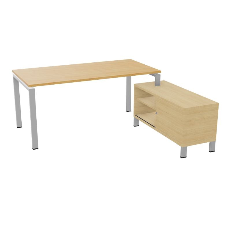 RIO BUREAU RECT. 178X168 PL 160X80 OBT + RET PORT A DROITE SIMPLE ACCES  R5 SA R1