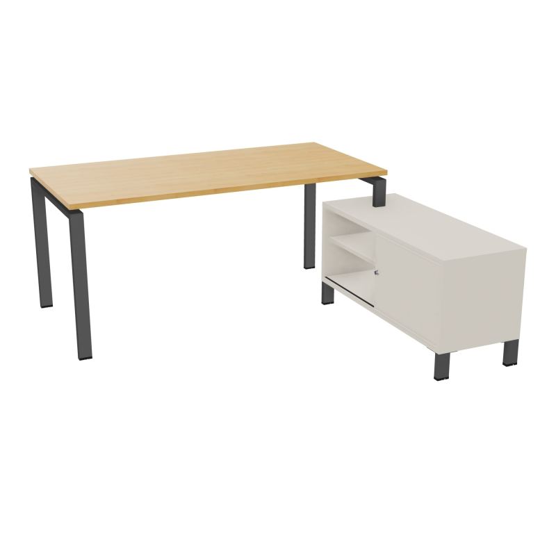 RIO BUREAU RECT. 178X168 PL 160X80 OBT + RET PORT A DROITE SIMPLE ACCES  R5 SC N5