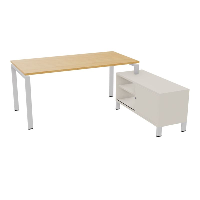 RIO BUREAU RECT. 178X168 PL 160X80 OBT + RET PORT A DROITE SIMPLE ACCES  R5 SD N5