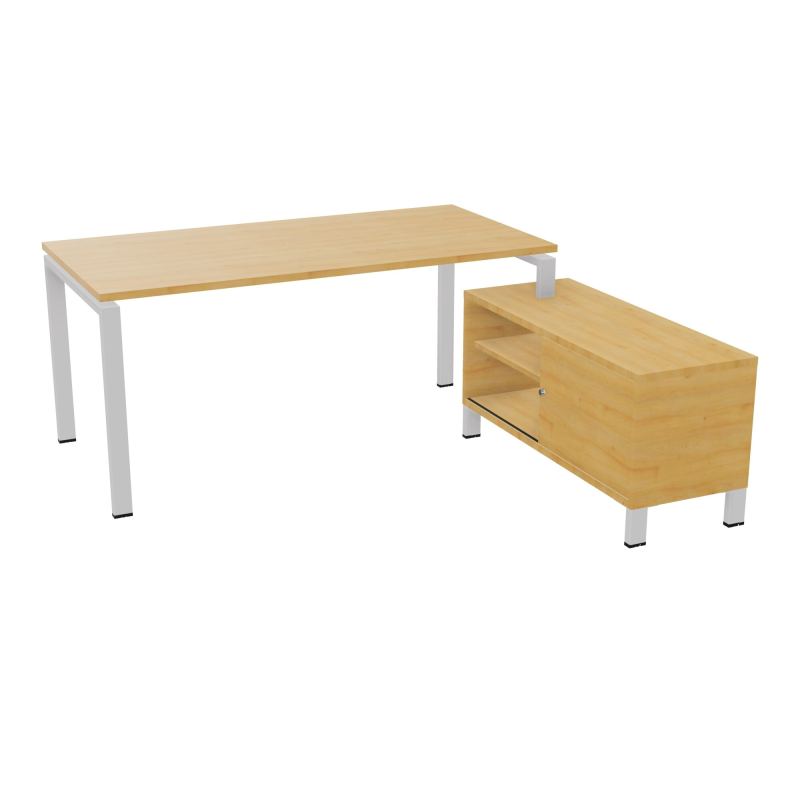 RIO BUREAU RECT. 178X168 PL 160X80 OBT + RET PORT A DROITE SIMPLE ACCES  R5 SD R5