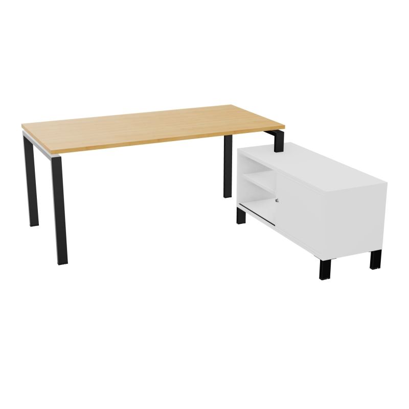 RIO BUREAU RECT. 178X168 PL 160X80 OBT + RET PORT A DROITE SIMPLE ACCES  R5 SG MG