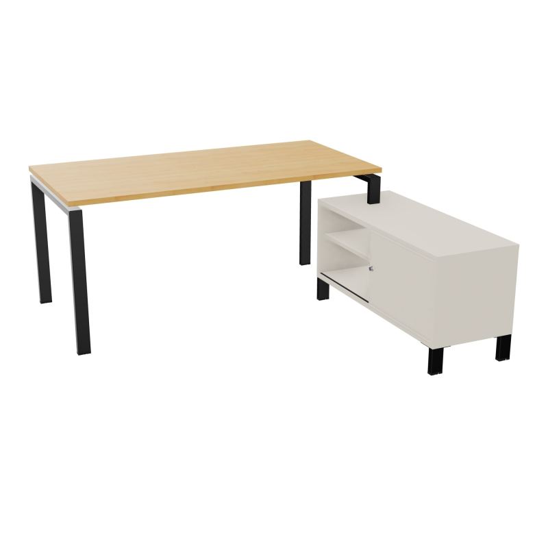 RIO BUREAU RECT. 178X168 PL 160X80 OBT + RET PORT A DROITE SIMPLE ACCES  R5 SG N5