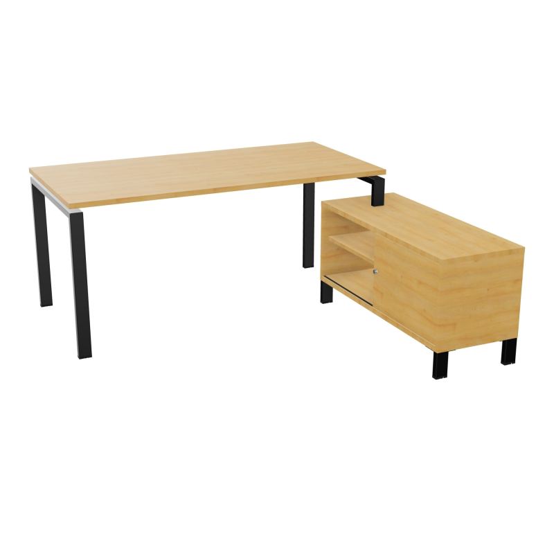 RIO BUREAU RECT. 178X168 PL 160X80 OBT + RET PORT A DROITE SIMPLE ACCES  R5 SG R5