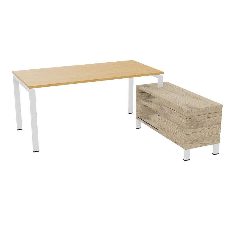 RIO BUREAU RECT. 178X168 PL 160X80 OBT + RET PORT A DROITE SIMPLE ACCES  R5 SO R3