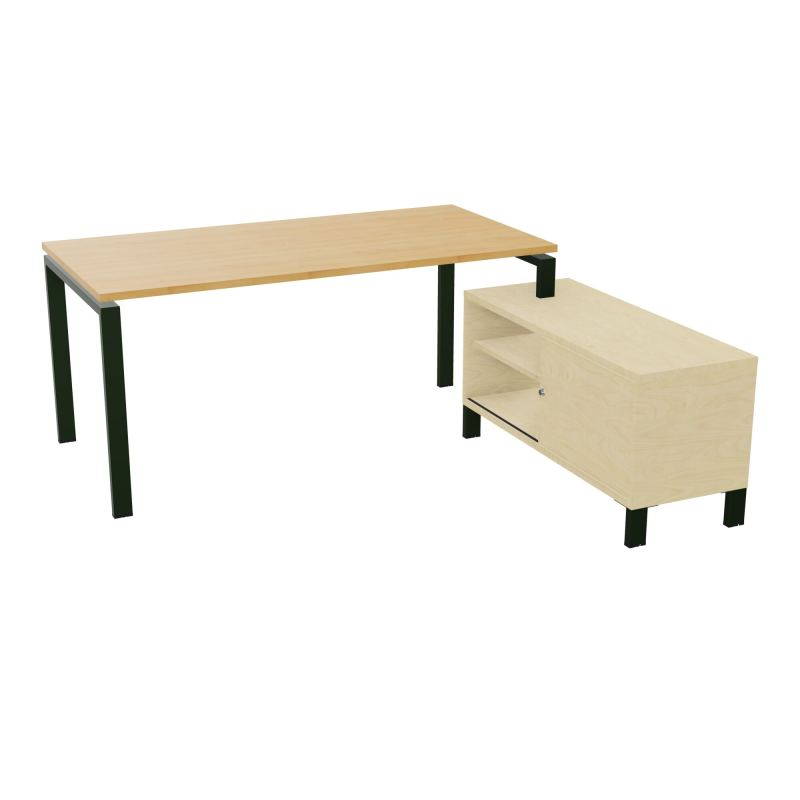 RIO BUREAU RECT. 178X168 PL 160X80 OBT + RET PORT A DROITE SIMPLE ACCES  R5 ST N8