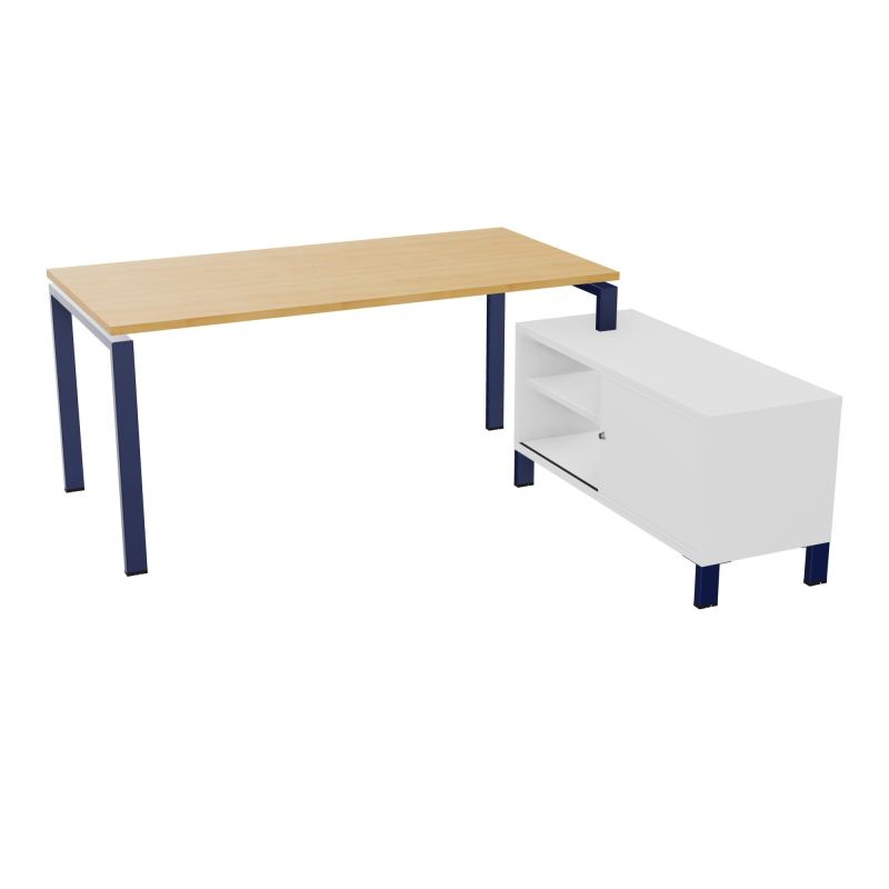 RIO BUREAU RECT. 178X168 PL 160X80 OBT + RET PORT A DROITE SIMPLE ACCES  R5 X4 MG