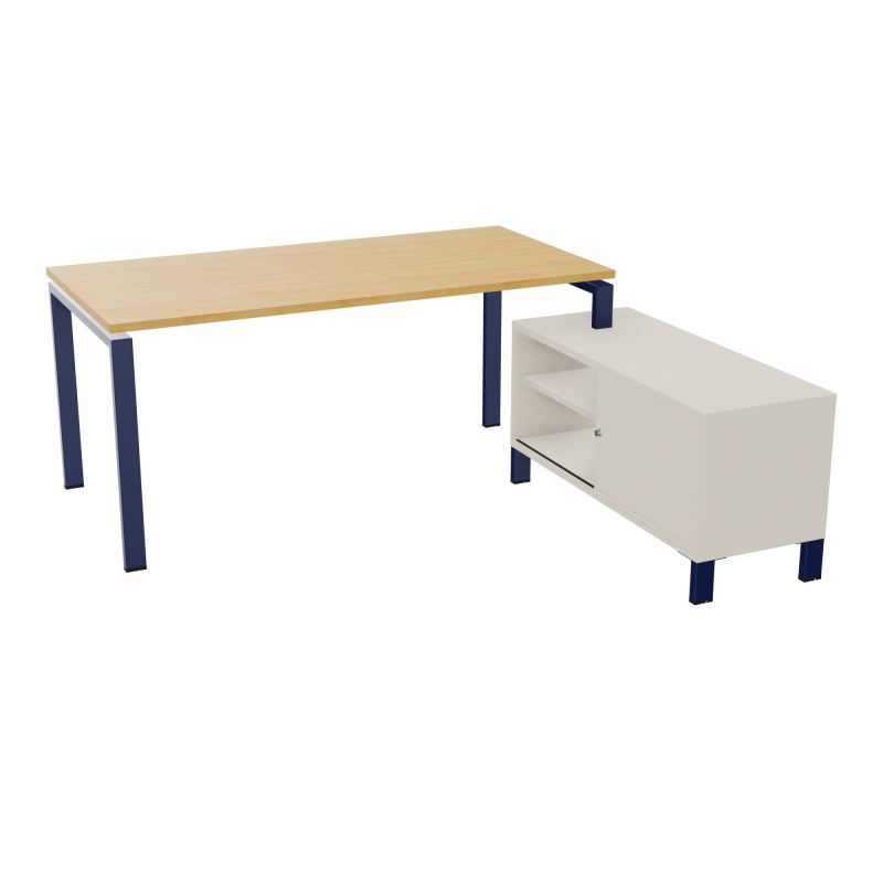 RIO BUREAU RECT. 178X168 PL 160X80 OBT + RET PORT A DROITE SIMPLE ACCES  R5 X4 N5
