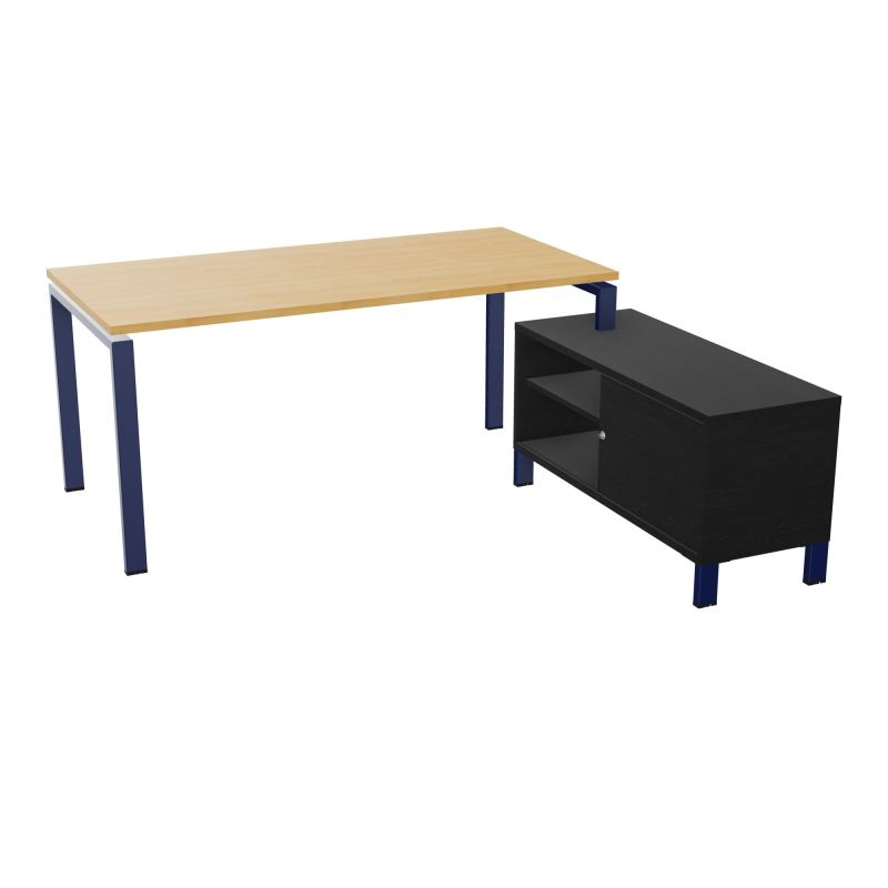 RIO BUREAU RECT. 178X168 PL 160X80 OBT + RET PORT A DROITE SIMPLE ACCES  R5 X4 RK