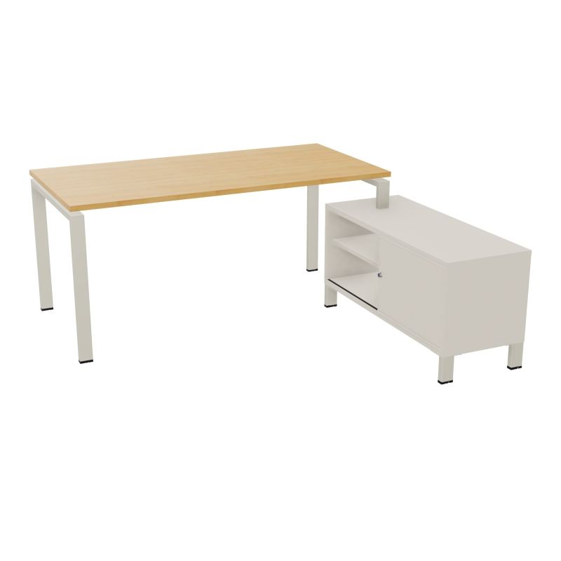 RIO BUREAU RECT. 178X168 PL 160X80 OBT + RET PORT A DROITE SIMPLE ACCES  R5 ZC N5