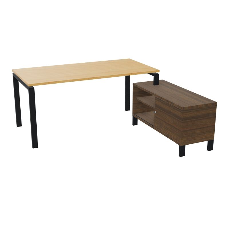 RIO BUREAU RECT. 178X168 PL 160X80 OBT + RET PORT A DROITE SIMPLE ACCES  R5 ZP N6
