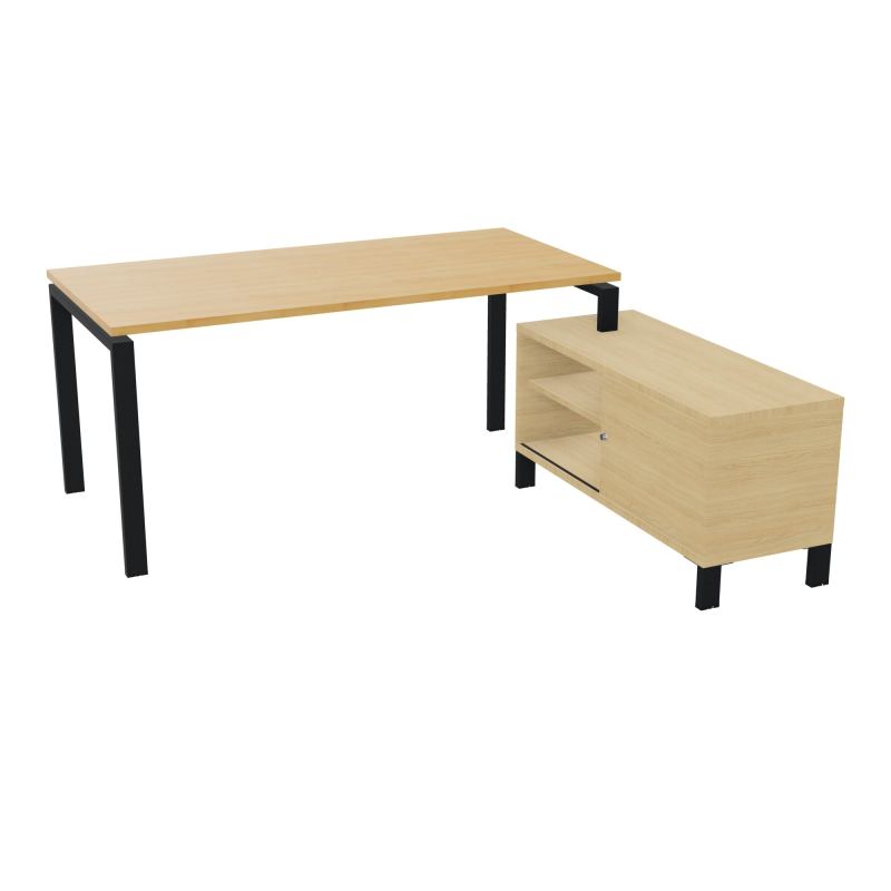 RIO BUREAU RECT. 178X168 PL 160X80 OBT + RET PORT A DROITE SIMPLE ACCES  R5 ZP R1