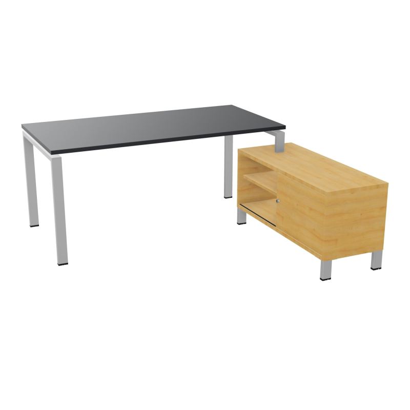 RIO BUREAU RECT. 178X168 PL 160X80 OBT + RET PORT A DROITE SIMPLE ACCES  R9 SA R5