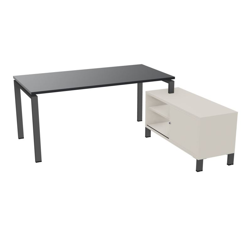 RIO BUREAU RECT. 178X168 PL 160X80 OBT + RET PORT A DROITE SIMPLE ACCES  R9 SC N5