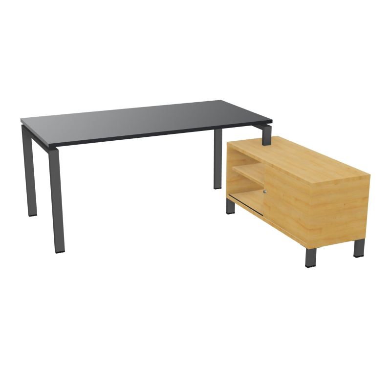 RIO BUREAU RECT. 178X168 PL 160X80 OBT + RET PORT A DROITE SIMPLE ACCES  R9 SC R5