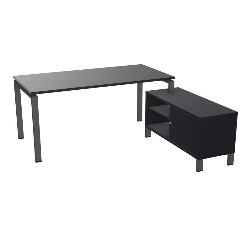 RIO BUREAU RECT. 178X168 PL 160X80 OBT + RET PORT A DROITE SIMPLE ACCES  R9 SC R9