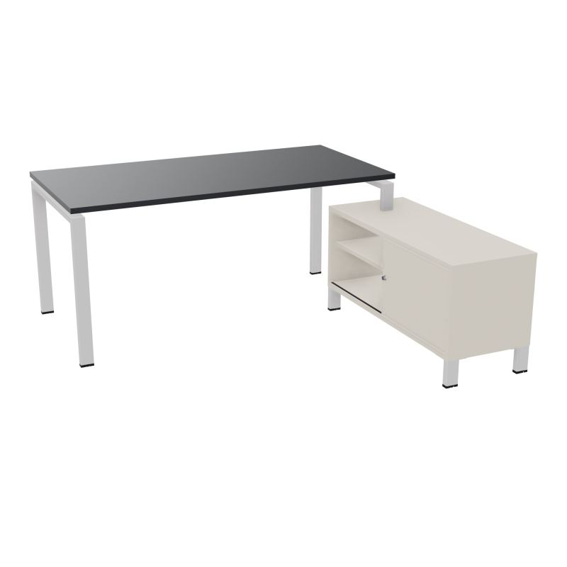 RIO BUREAU RECT. 178X168 PL 160X80 OBT + RET PORT A DROITE SIMPLE ACCES  R9 SD N5