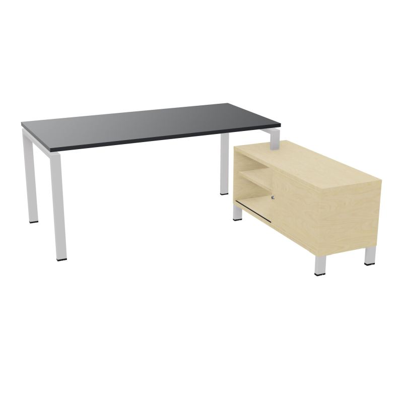 RIO BUREAU RECT. 178X168 PL 160X80 OBT + RET PORT A DROITE SIMPLE ACCES  R9 SD N8