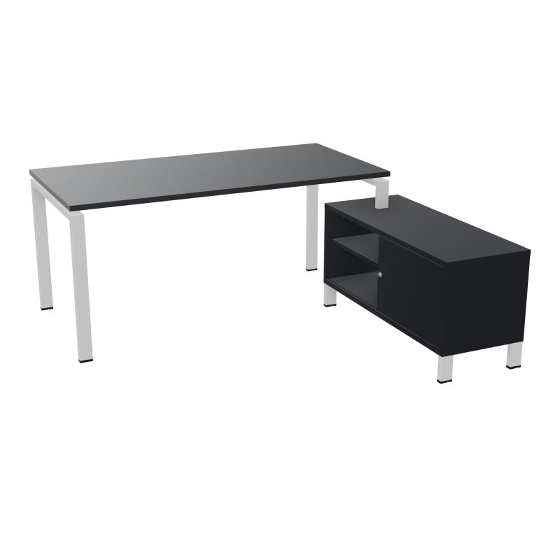 RIO BUREAU RECT. 178X168 PL 160X80 OBT + RET PORT A DROITE SIMPLE ACCES  R9 SD R9