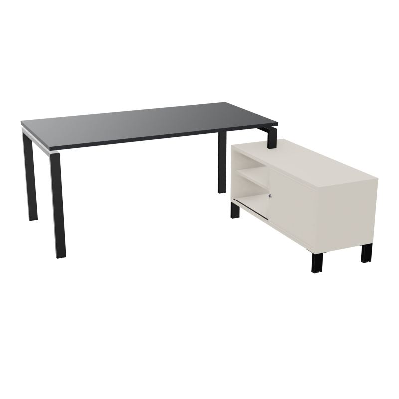 RIO BUREAU RECT. 178X168 PL 160X80 OBT + RET PORT A DROITE SIMPLE ACCES  R9 SG N5