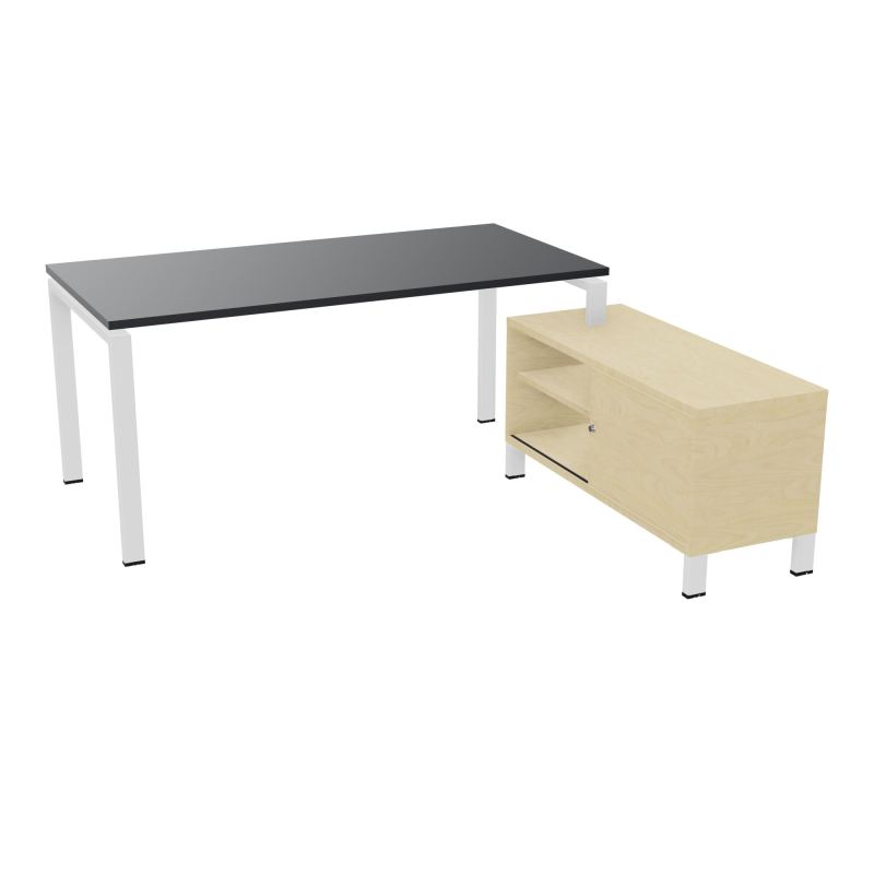 RIO BUREAU RECT. 178X168 PL 160X80 OBT + RET PORT A DROITE SIMPLE ACCES  R9 SO N8