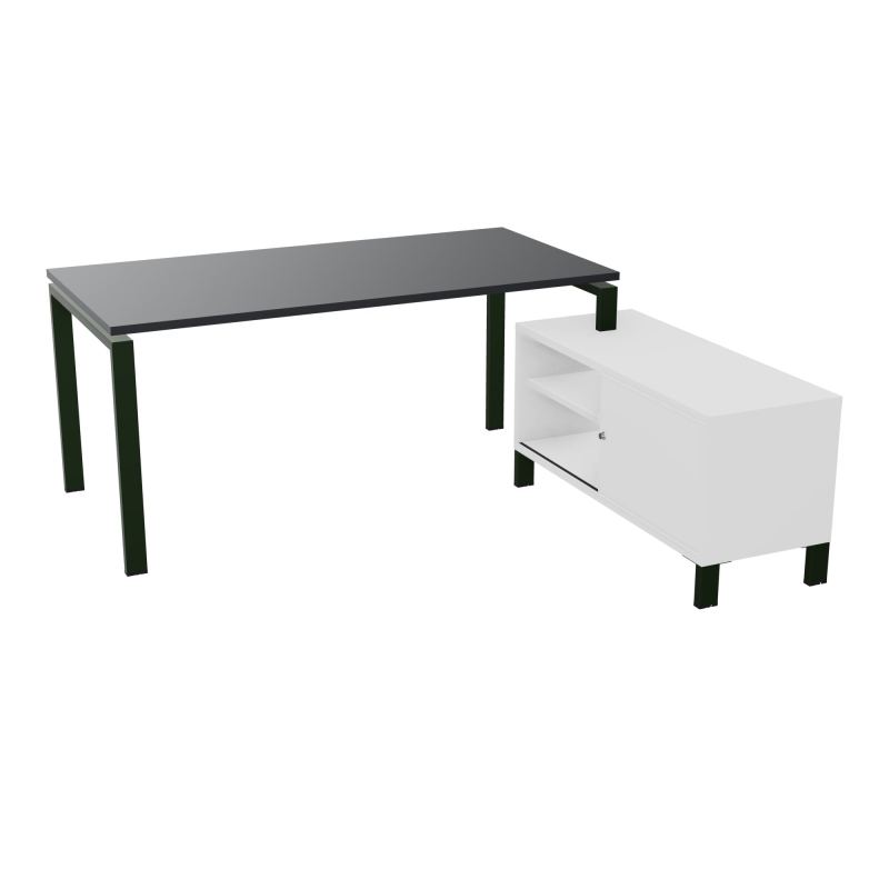 RIO BUREAU RECT. 178X168 PL 160X80 OBT + RET PORT A DROITE SIMPLE ACCES  R9 ST MG
