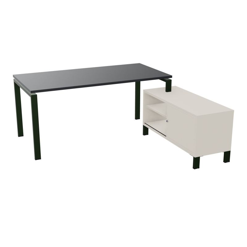 RIO BUREAU RECT. 178X168 PL 160X80 OBT + RET PORT A DROITE SIMPLE ACCES  R9 ST N5