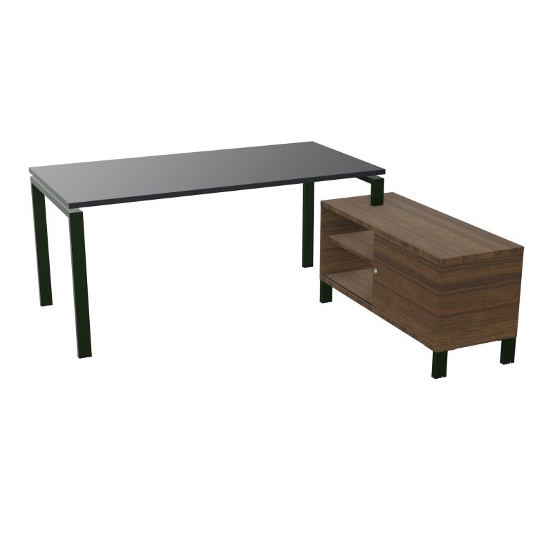 RIO BUREAU RECT. 178X168 PL 160X80 OBT + RET PORT A DROITE SIMPLE ACCES  R9 ST N6