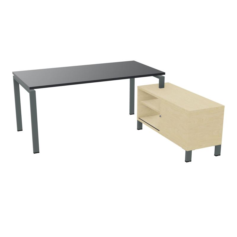 RIO BUREAU RECT. 178X168 PL 160X80 OBT + RET PORT A DROITE SIMPLE ACCES  R9 SU N8