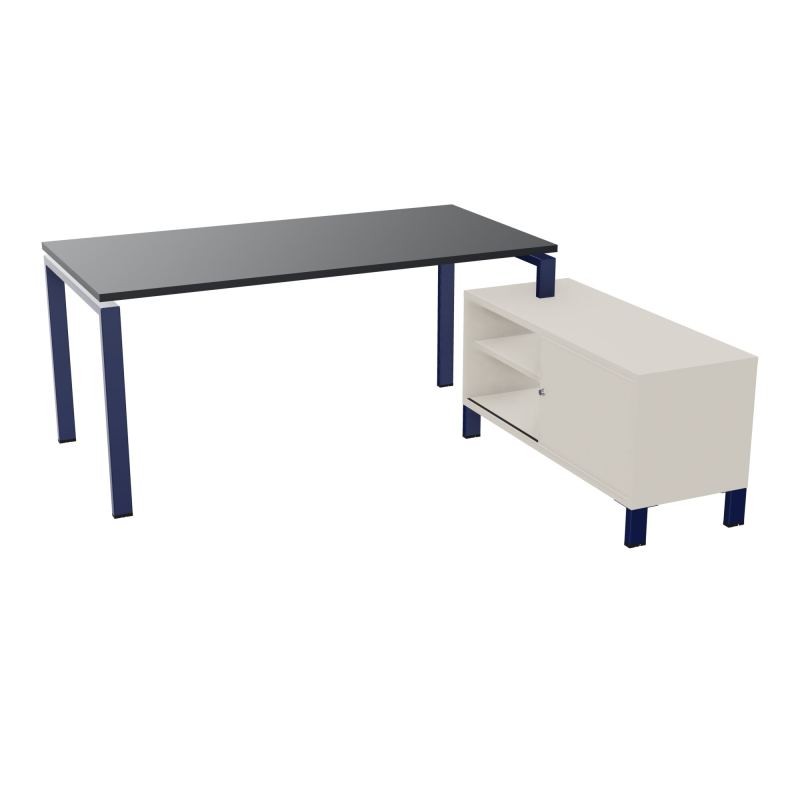 RIO BUREAU RECT. 178X168 PL 160X80 OBT + RET PORT A DROITE SIMPLE ACCES  R9 X4 N5