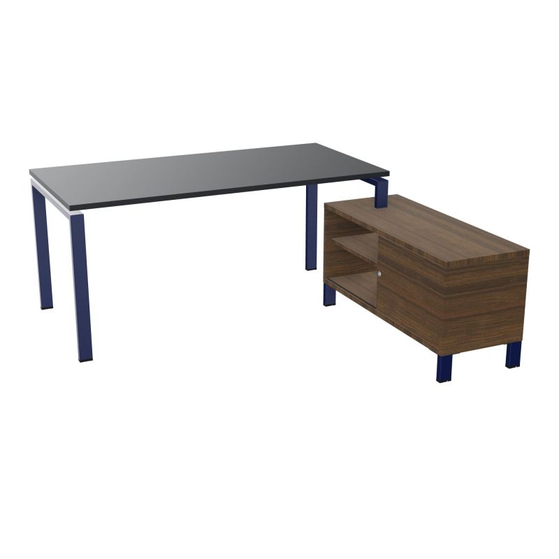 RIO BUREAU RECT. 178X168 PL 160X80 OBT + RET PORT A DROITE SIMPLE ACCES  R9 X4 N6