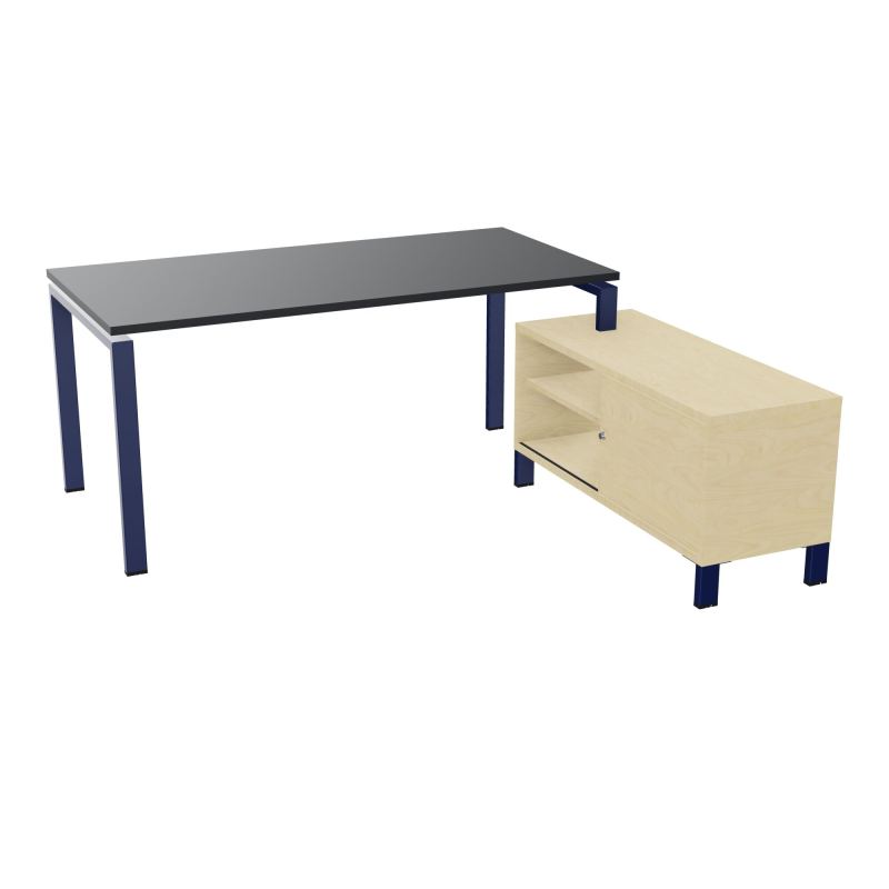 RIO BUREAU RECT. 178X168 PL 160X80 OBT + RET PORT A DROITE SIMPLE ACCES  R9 X4 N8