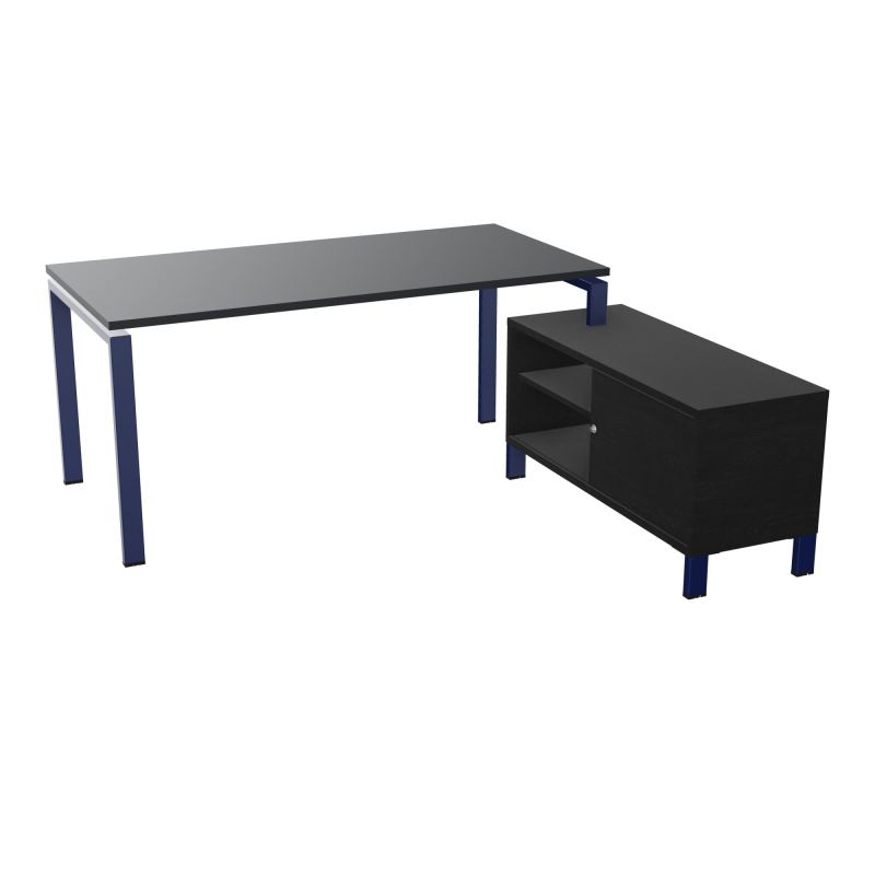 RIO BUREAU RECT. 178X168 PL 160X80 OBT + RET PORT A DROITE SIMPLE ACCES  R9 X4 RK