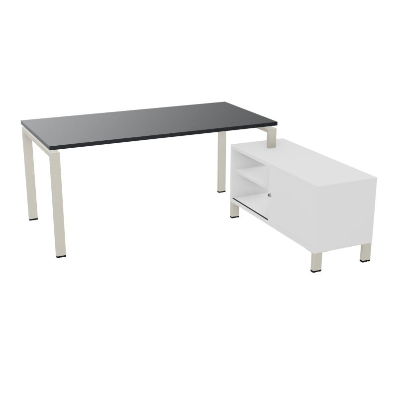 RIO BUREAU RECT. 178X168 PL 160X80 OBT + RET PORT A DROITE SIMPLE ACCES  R9 ZC MG