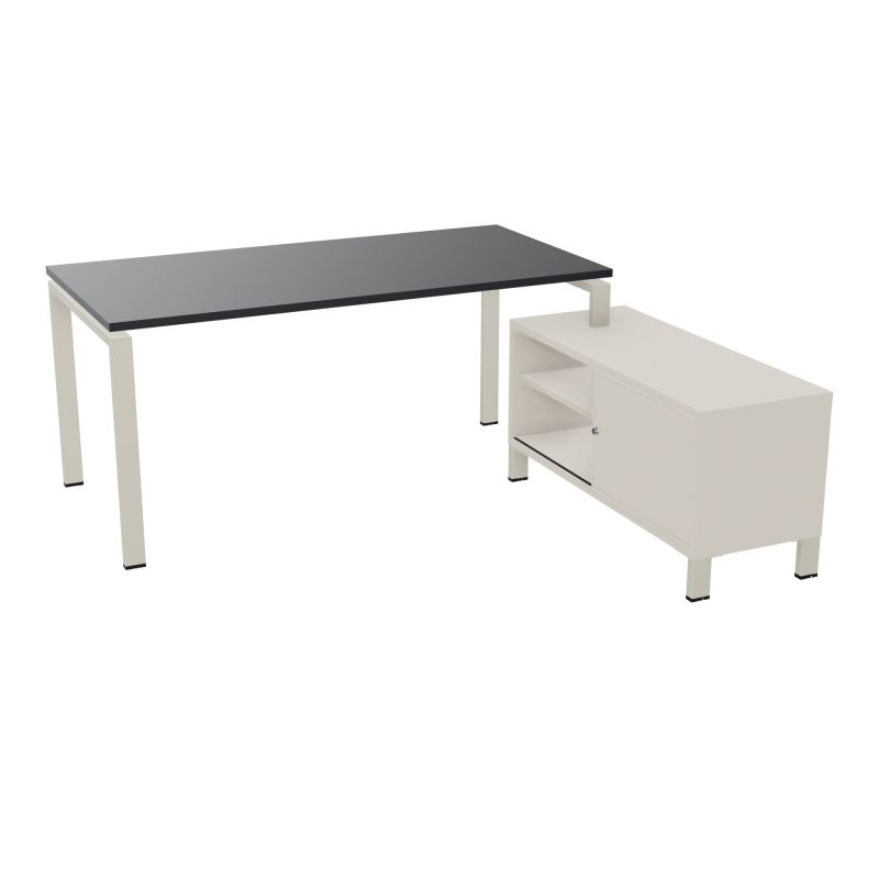 RIO BUREAU RECT. 178X168 PL 160X80 OBT + RET PORT A DROITE SIMPLE ACCES  R9 ZC N5