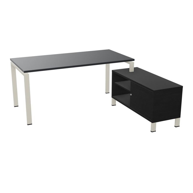 RIO BUREAU RECT. 178X168 PL 160X80 OBT + RET PORT A DROITE SIMPLE ACCES  R9 ZC RK