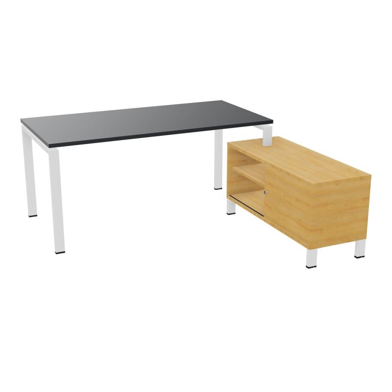 RIO BUREAU RECT. 178X168 PL 160X80 OBT + RET PORT A DROITE SIMPLE ACCES  R9 ZO R5