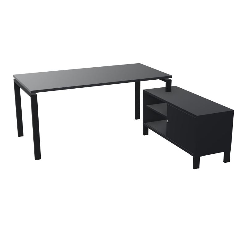 RIO BUREAU RECT. 178X168 PL 160X80 OBT + RET PORT A DROITE SIMPLE ACCES  R9 ZP R9